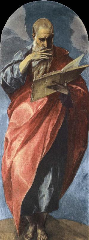 El Greco St Jone the Evangelist oil painting image